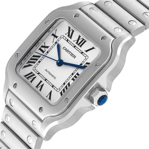 used cartier santos wssa0029.